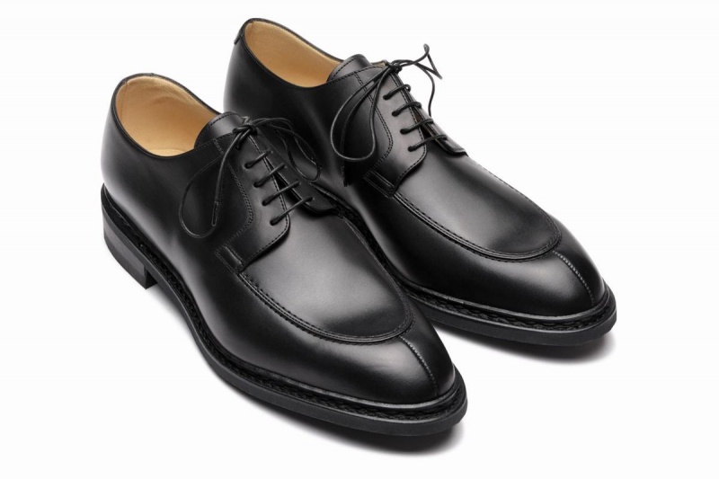 Black Paraboot Rousseau Men's Derby Shoes | QJT6423BQ