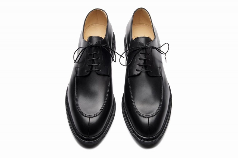 Black Paraboot Rousseau Men's Derby Shoes | QJT6423BQ