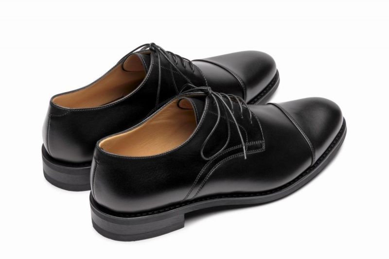 Black Paraboot Schubert Men's Derby Shoes | COI646GS