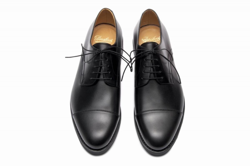 Black Paraboot Schubert Men's Derby Shoes | COI646GS