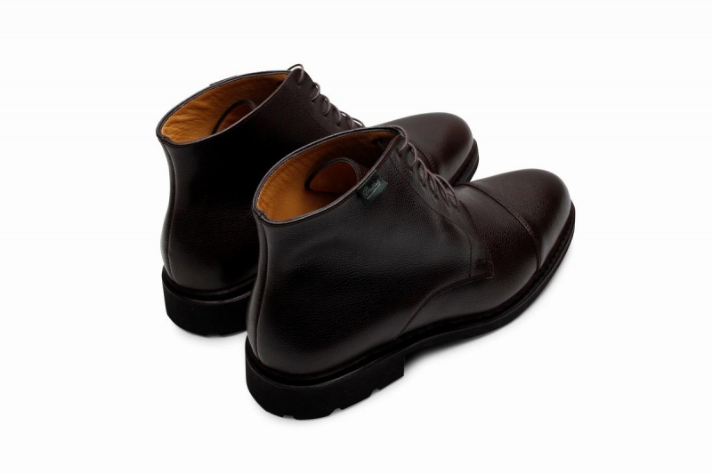 Black Paraboot Vian Men's Ankle Boots | CGI729YO