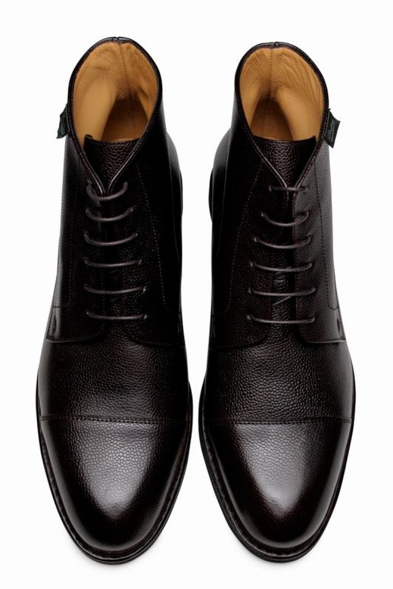 Black Paraboot Vian Men's Ankle Boots | CGI729YO