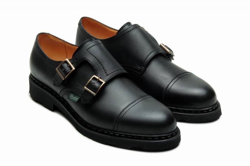 Black Paraboot Vogue Women's Derby Shoes | SYC6648ID