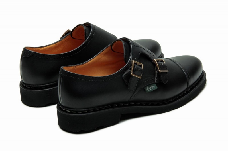 Black Paraboot Vogue Women's Derby Shoes | SYC6648ID