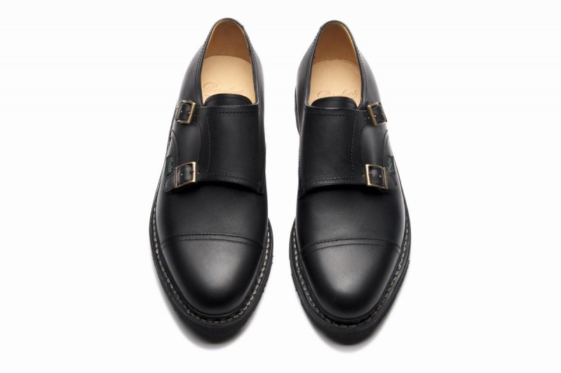 Black Paraboot William Men's Derby Shoes | JOL1921GI