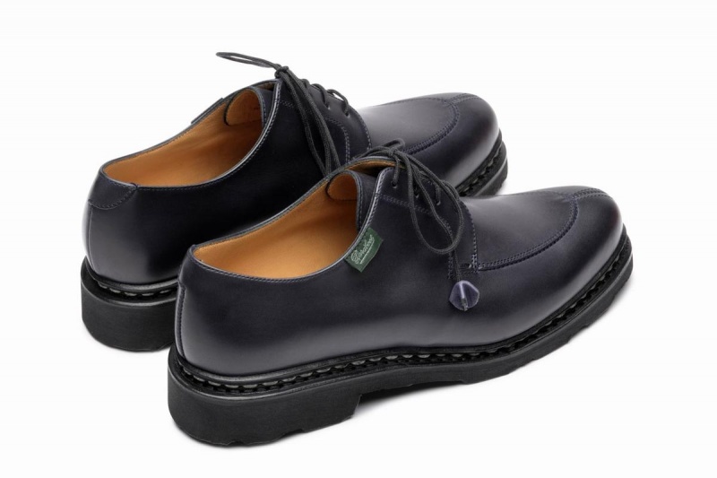 Blue Black Paraboot Veley Women's Derby Shoes | QGW7761LK