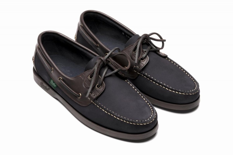 Blue Paraboot Barth Men's Boat Shoes | MFA6871SR