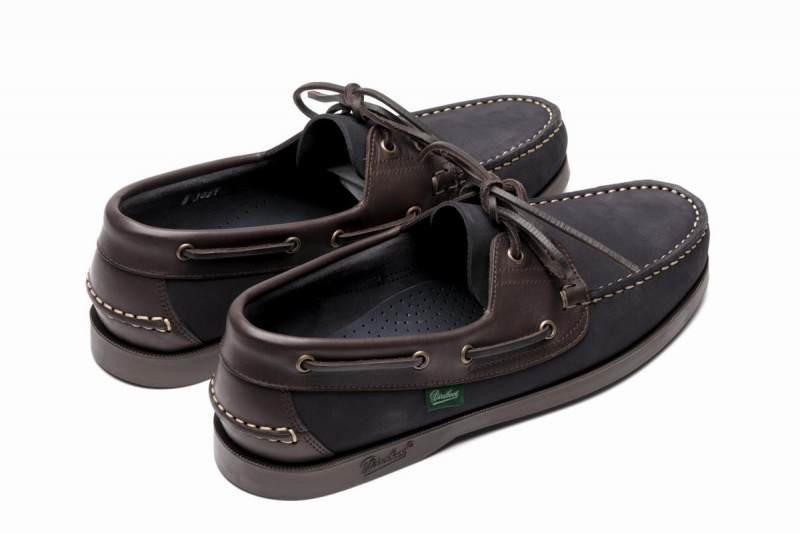 Blue Paraboot Barth Men's Boat Shoes | MFA6871SR