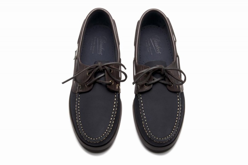 Blue Paraboot Barth Men's Boat Shoes | MFA6871SR