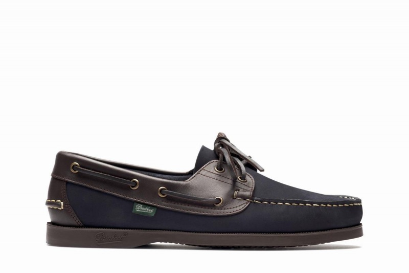 Blue Paraboot Barth Men\'s Boat Shoes | MFA6871SR