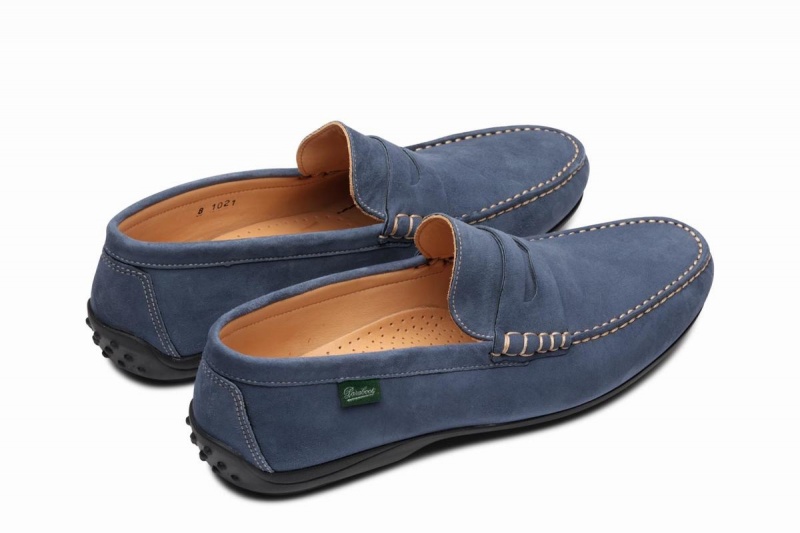 Blue Paraboot Cabrio Men's Loafers | LUX9777EG