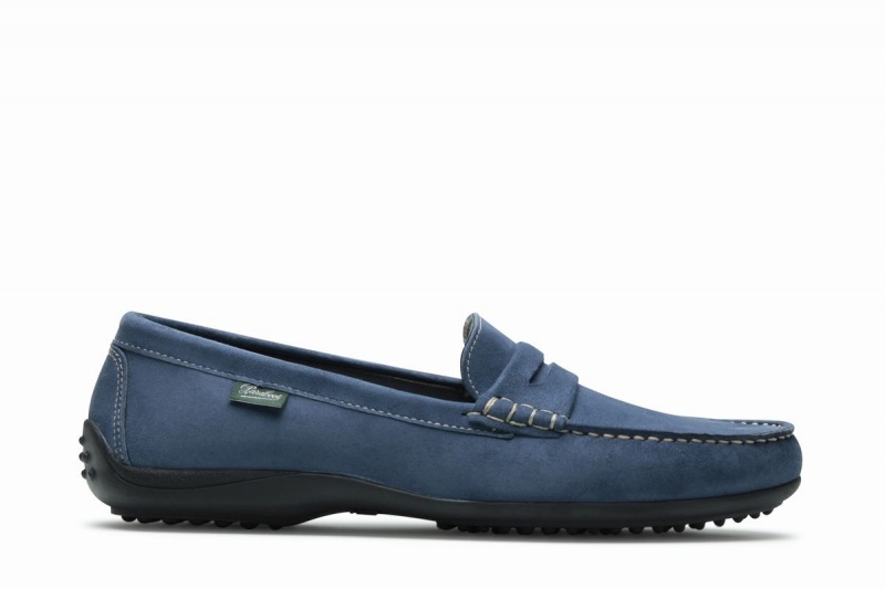 Blue Paraboot Corvette Women\'s Loafers | RMU7198FI