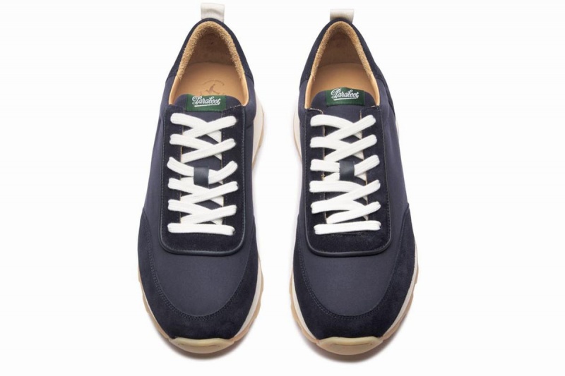 Blue Paraboot Cosmos Men's Sneakers | ENV4143WM