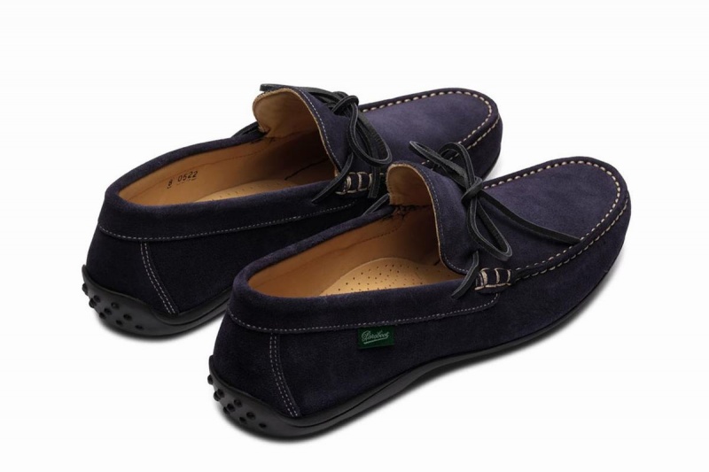 Blue Paraboot Indiana Men's Loafers | YBL878MV