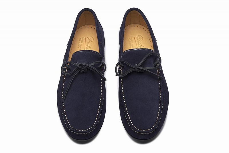 Blue Paraboot Indiana Men's Loafers | YBL878MV