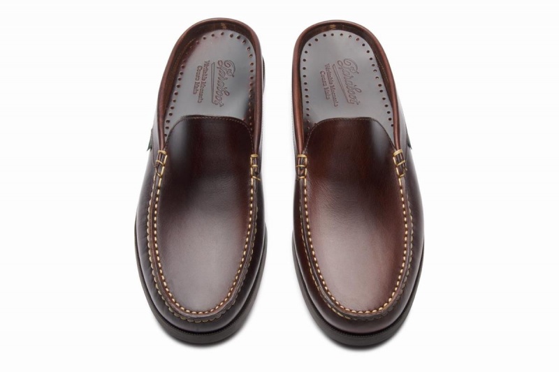 Brown Black Paraboot Bahamas Men's Loafers | DGD4447XH