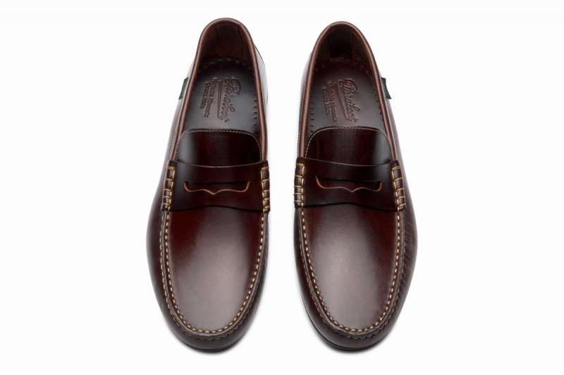 Brown Black Paraboot Cabrio Men's Loafers | GJQ2878ZF