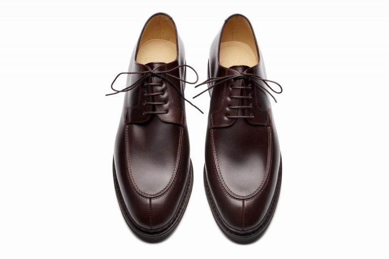 Brown Black Paraboot Rousseau Men's Derby Shoes | QCL5293HD