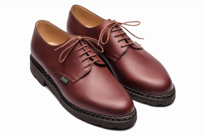 Brown Paraboot Arles Men's Derby Shoes | VIH2151IV