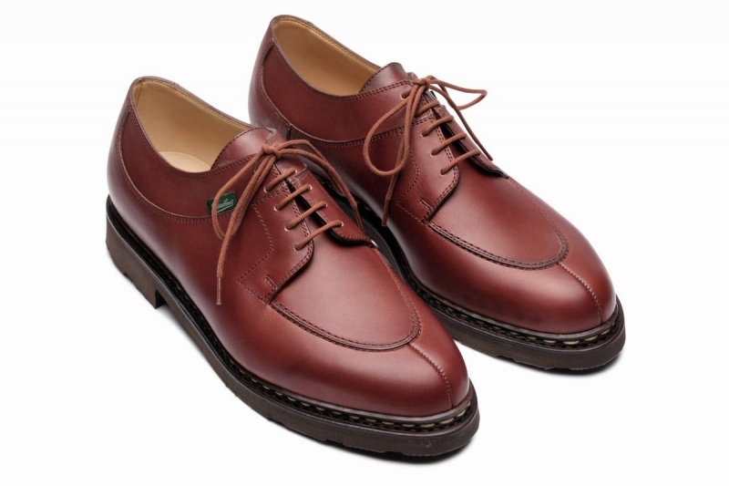 Brown Paraboot Avignon Men's Derby Shoes | RBX1817VS