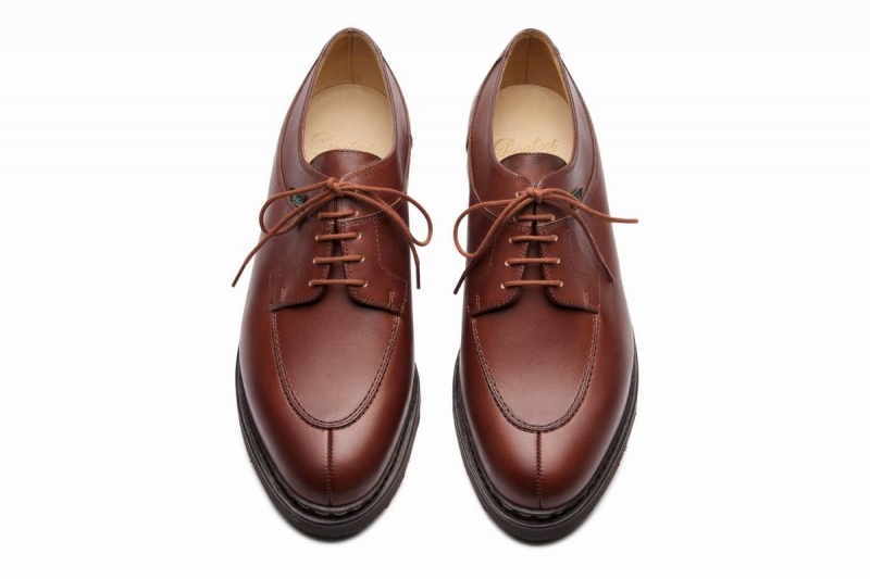 Brown Paraboot Avignon Men's Derby Shoes | RBX1817VS