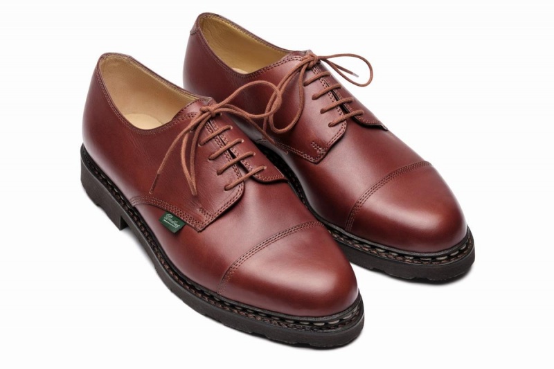 Brown Paraboot Azay Men's Derby Shoes | ZFU8620OT