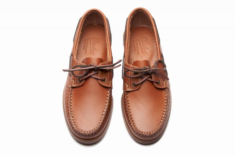 Brown Paraboot Barth Men's Boat Shoes | QKD713JF