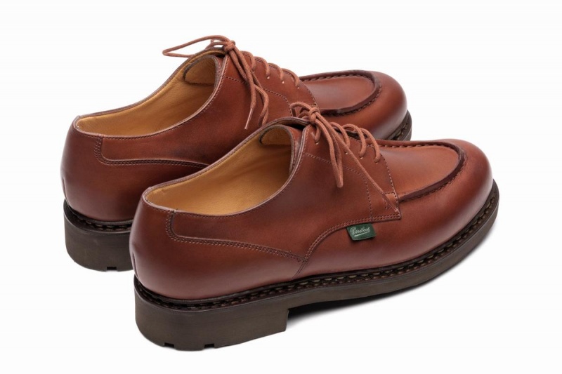 Brown Paraboot Chambord Men's Derby Shoes | GNL6434UN