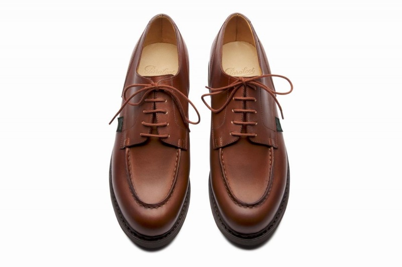 Brown Paraboot Chambord Men's Derby Shoes | GNL6434UN