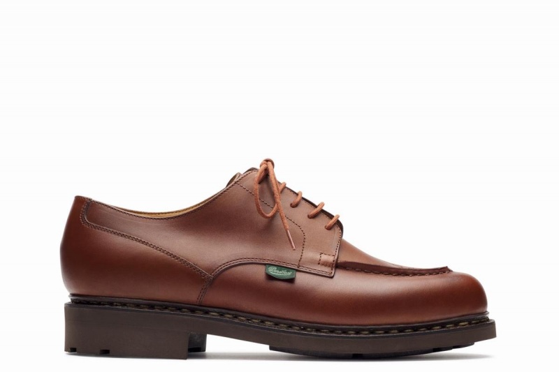 Brown Paraboot Chambord Men\'s Derby Shoes | GNL6434UN