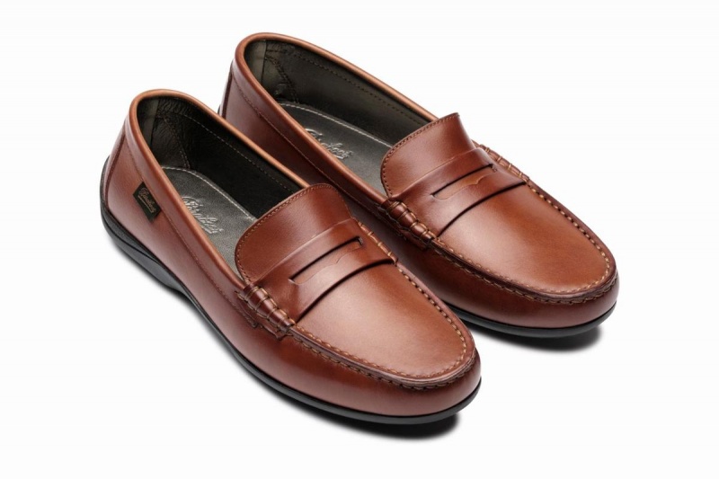 Brown Paraboot Corvette Women's Loafers | UTF5728DQ