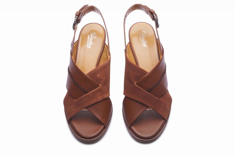 Brown Paraboot Elbe Women's Sandals | ILN2880HG