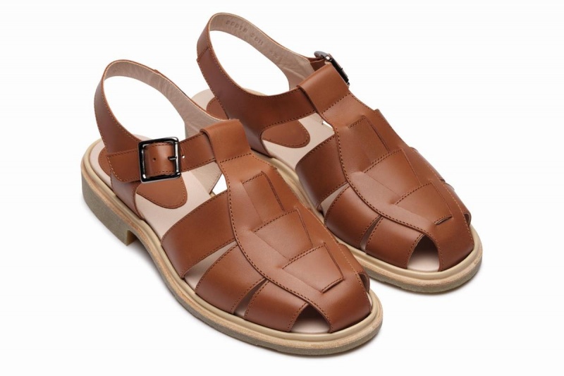 Brown Paraboot Iberis Women's Sandals | GJQ10014FO