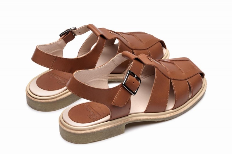 Brown Paraboot Iberis Women's Sandals | GJQ10014FO