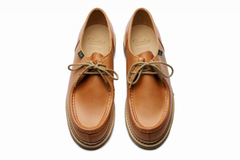 Brown Paraboot Michael Men's Derby Shoes | CWO2617GL