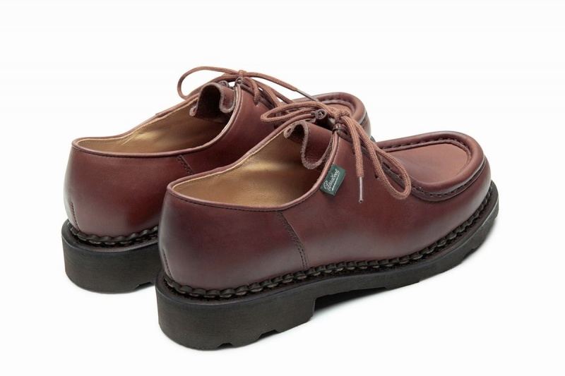 Brown Paraboot Michael Women's Derby Shoes | QPB4135RP