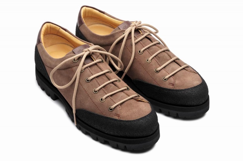 Brown Paraboot Montana Men's Derby Shoes | VBF502ZP