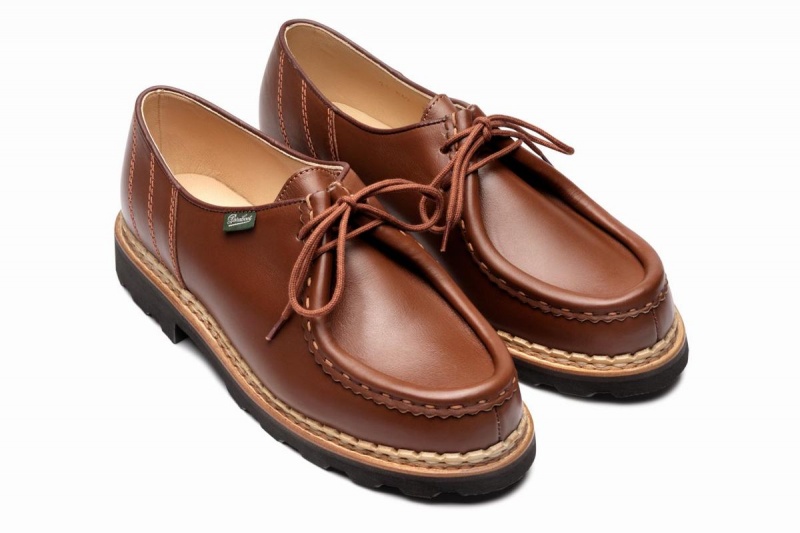 Brown Paraboot Morzine Men's Derby Shoes | KBN9916YR