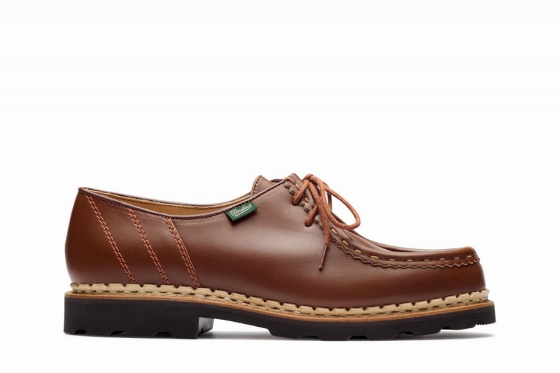 Brown Paraboot Morzine Men\'s Derby Shoes | KBN9916YR