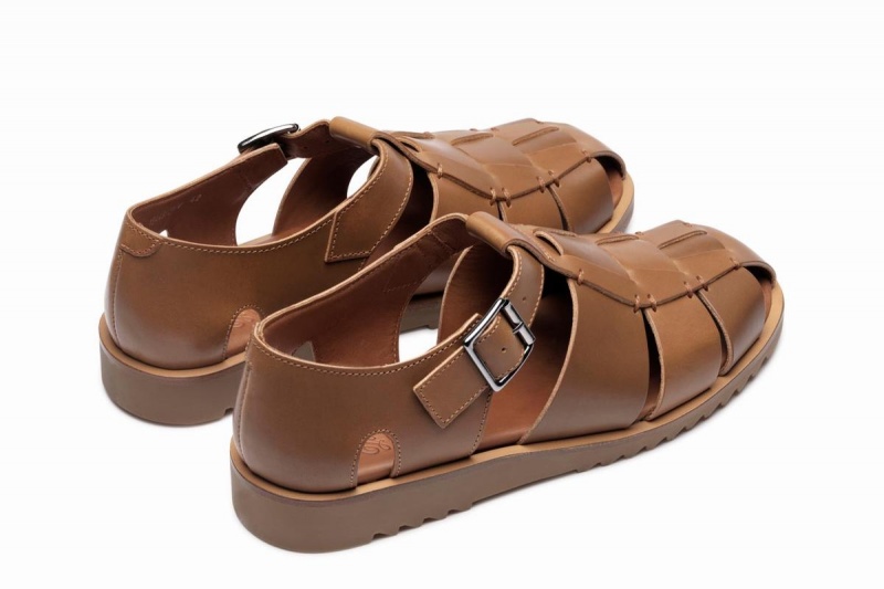 Brown Paraboot Pacific Men's Sandals | QOI3090JZ