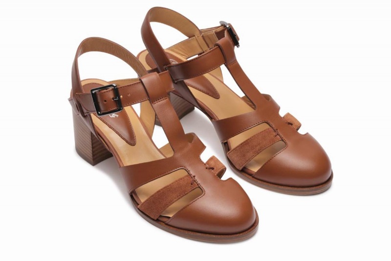 Brown Paraboot Ponza Women's Sandals | OOG4456FP