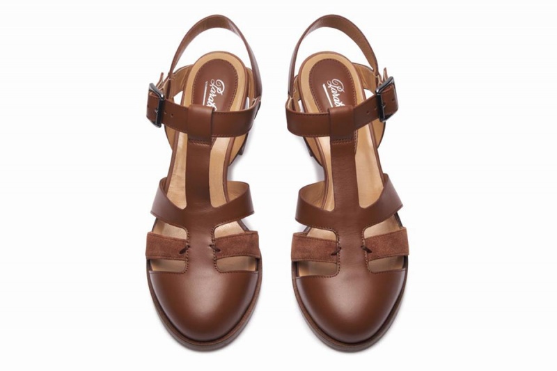 Brown Paraboot Ponza Women's Sandals | OOG4456FP