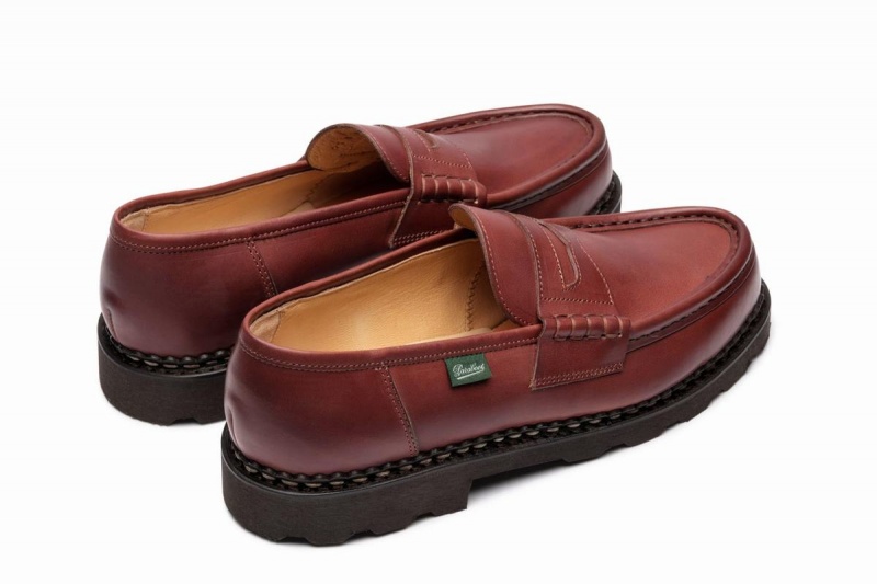 Brown Paraboot Reims Men's Loafers | HLN623PY