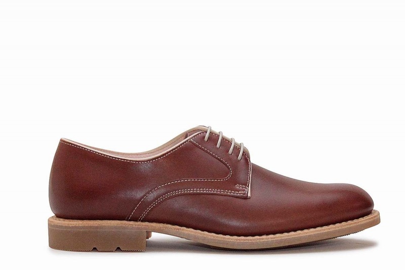 Brown Paraboot Saphir Gy Women\'s Derby Shoes | TUV2531OP