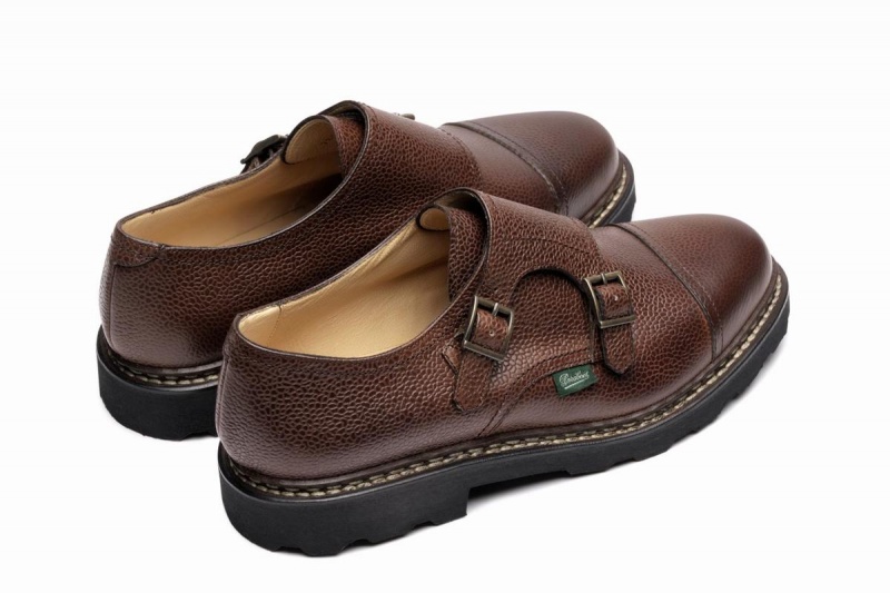 Brown Paraboot William Men's Derby Shoes | EQX3747XO