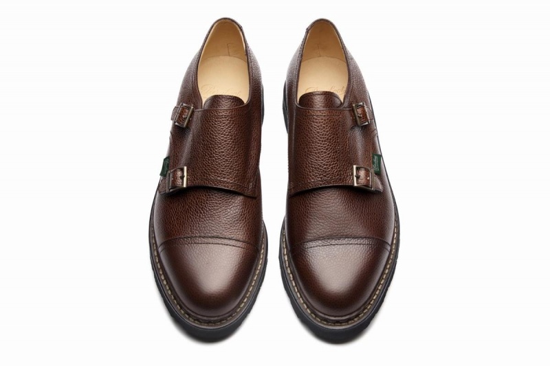 Brown Paraboot William Men's Derby Shoes | EQX3747XO