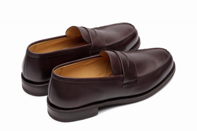 Dark Brown Paraboot Adonis Men's Loafers | AUB2340EG