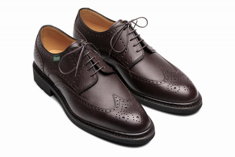 Dark Brown Paraboot Andersen Men's Derby Shoes | ABB4226AF