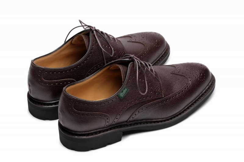 Dark Brown Paraboot Andersen Men's Derby Shoes | ABB4226AF