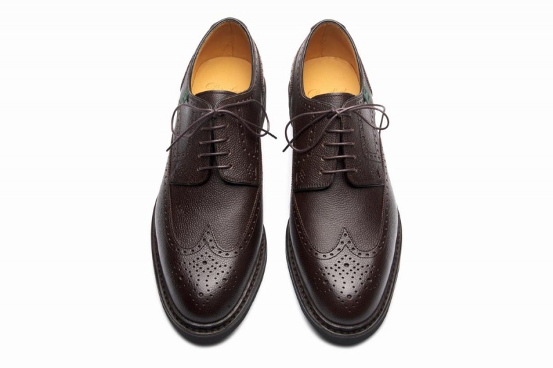 Dark Brown Paraboot Andersen Men's Derby Shoes | ABB4226AF